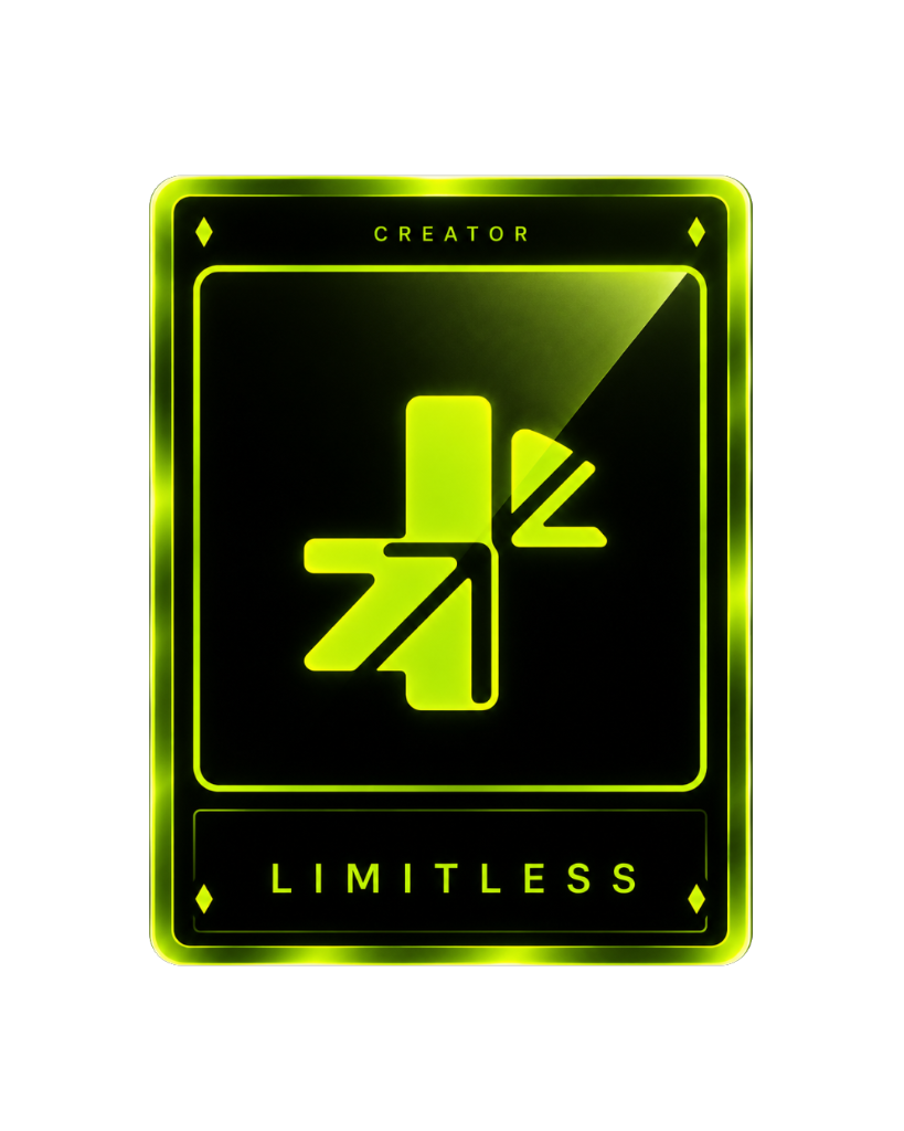 Limitless Creator Card